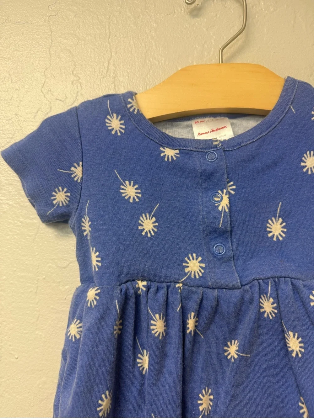 $15 ADD ON hanna andersson blue floral romper 18-24M skirt mini‎ boden zara